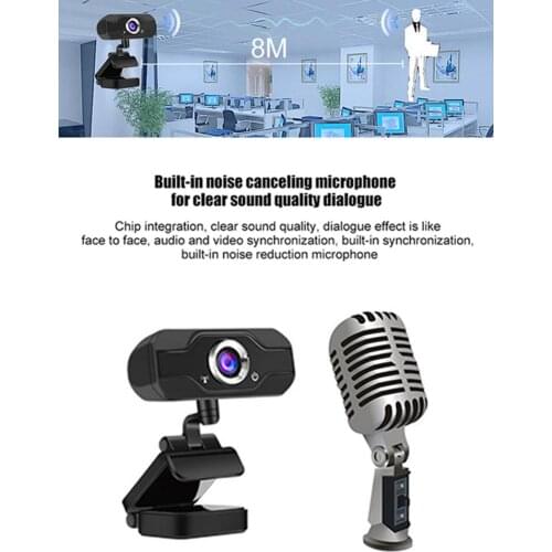 Full HD 720P Webcam L68 Mini Camera Built In Microphone Convenient Live Broadcast Camera With Microphone USB Video Recorder