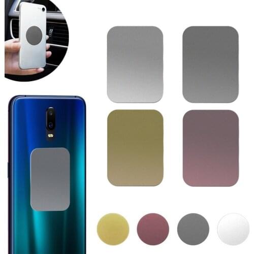 1PC 0.3mm Ultra-thin Sticker Metal Plate for Magnetic Phone Holder Double-sided Adhesive Iron Sheet for Magnet Bracket