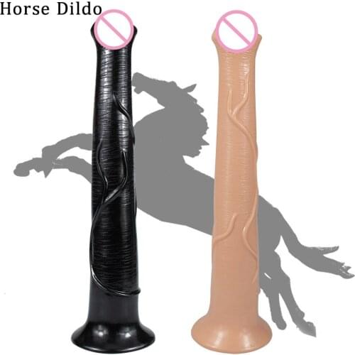 15.75lnch Dildo Super Thick and Long Penis Female G-spot Stimulation Horse Animal Sex Toy Anal Anal Plug Excellent Couple Life