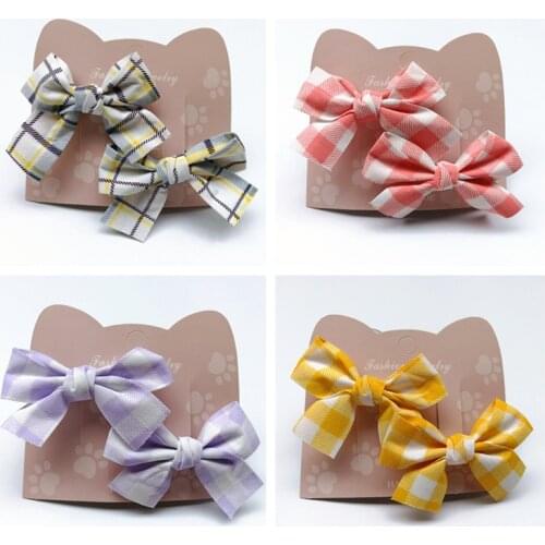 2 Pcs Cute Flower Baby Hair Clips Bows Kids Girl Hair Clip Children Bowknot Hairpin Haarspeldjes Barrettes Hair Accessories