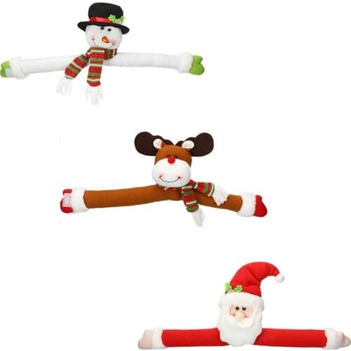 3 Pcs Christmas Curtain Buckle Snowman Elk Curtain Tieback Santa Curtain Buckle Tieback Curtain Holder