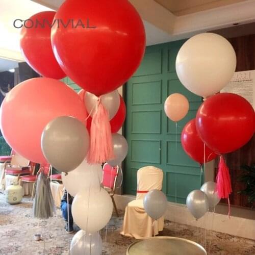 36" Latex Big Balloons Decoration Birthday Party Decorations Adult Kids Baby Shower Wedding Decor Anniversaire Confetti Balloon