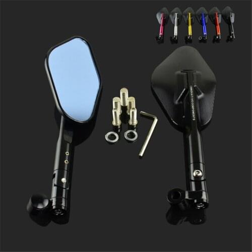CNC Aluminum Universal Motorcycle Rearview Mirrors Rear View Side Mirror 8mm 10mm for Honda Yamaha Kawasaki BMW