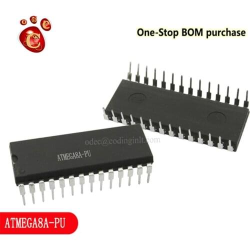 ATMEGA8A-PU DIP28 DIP-28 IC MCU 8BIT 8KB FLASH 28DIP IC transistor New original 5PCS/LOT