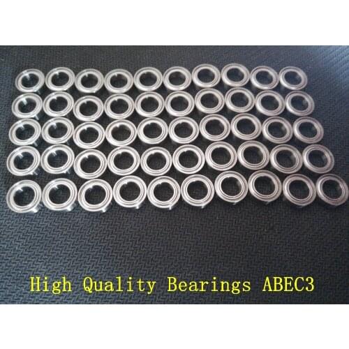 Free shipping 50PCS 5X11X4 MR115 ZZ ABEC3 5X11X4mm Model bearing Motor bearing