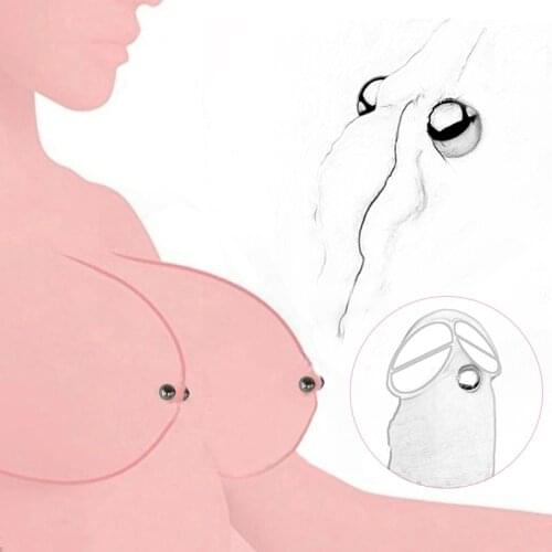 BDSM Bondage Slut Adult Sex Toys For Women Couples Games Ultra Powerful Magnetic Nipple Clamps Orbs Stimulator Clitoris Penis