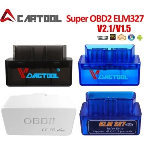 Diagnostic tool V1.5 Super Mini ELM327 Bluetooth-compatible OBDii / OBD2 Wireless CANBUS Support All OBD2 Model Free Shipping