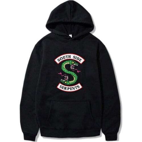 Top Hot Riverdale Amine Hoodie Long Sleeve Kawaii Style Warm Fall Winter Women Teenagers Man Plus Size