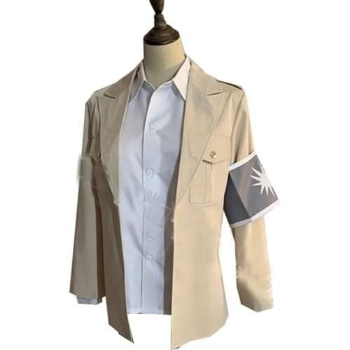 2021 Attack On Titan Shingeki No Kyojin Final Season Mikasa Ackerman Cosplay Costume Only Overcoat