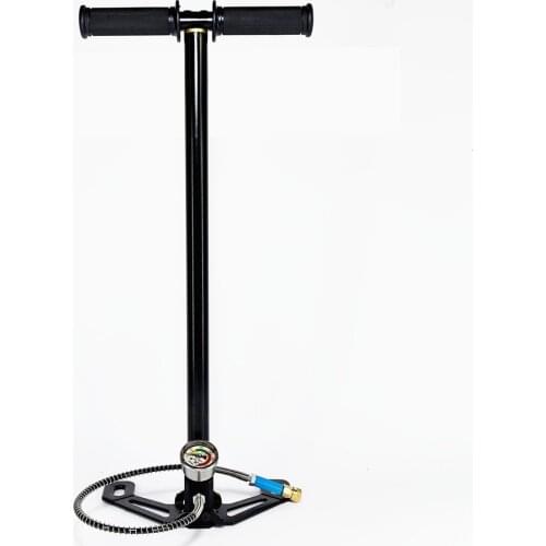 High Pressure 30Mpa Mini Air Pump 3 Stage Car Hand Operated Air Compressor Inflator Hunting Paintball PCP Pump 300bar