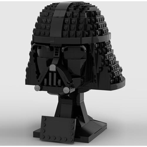 Star Movie Darth Figures Helmet Vader Statue Set MOC Model Building Blocks Toys For Children Creative Decorate Gifts