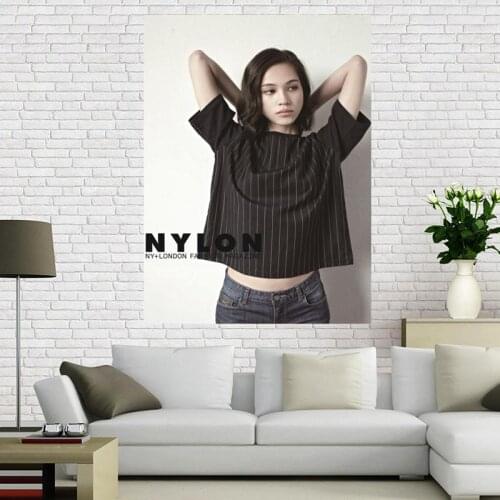 New Arrive Custom Kiko Mizuhara Canvas Silk Poster for Home Decor Custom Print painting Art Picture 1 pcs custom