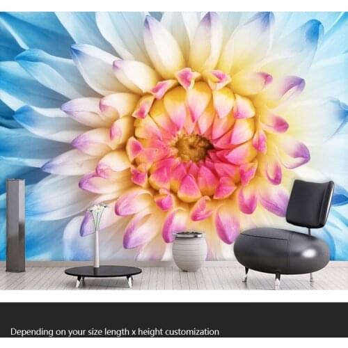 Free shipping Lotus natural scenery background wallpaper living room bedroom large mural 3D stereo Custom Size