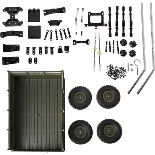 Upgrade Trailer DIY Part Set For WPL 1/16 Military Truck RC Car DIY Accessories