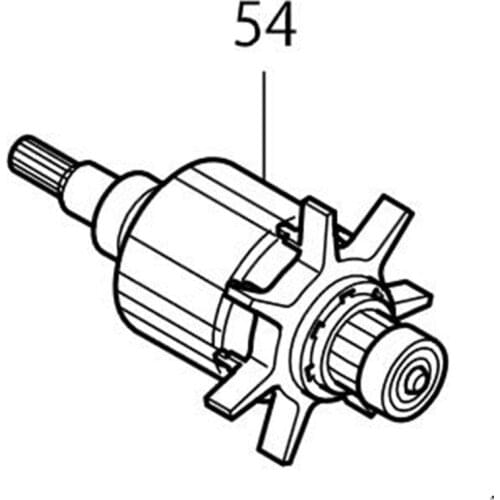 Genuine Armature For Makita 619267-5 BFT125F DFT125 BFT125FZ