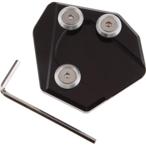 Motorcycle CNC Side Stand Kickstand Enlarge Plate Pad For Yamaha SMAX155 FORCE155