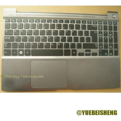 YUEBEISHENG New/Orig For Samsung NP700Z7 NP700Z7C NP700Z7E palmrest Canadian keyboard upper cover Touchpad Backligt