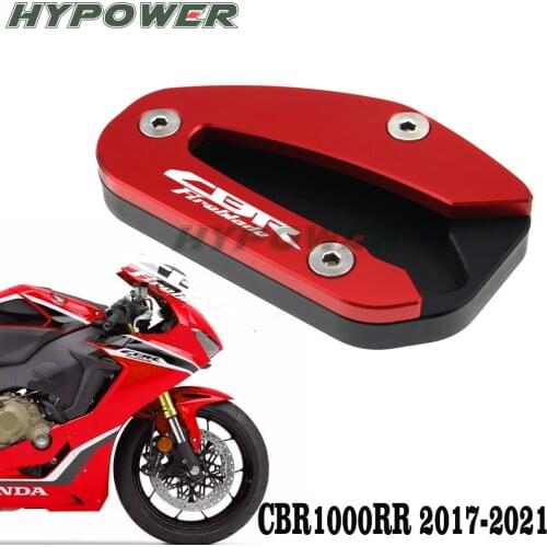 For HONDA CBR1000RR SP1 CBR 1000RR CBR 1000 RR 2017-2021 2019 Motorcycle CNC Kickstand Foot Side Stand Extension Pad Support