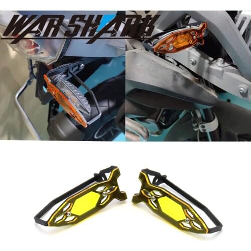 Motorcycle LED Front Rear Turn Signal Protector Indicator Lights Grill Protector FOR BMW F700GS F700 GS F800GS F800GT/R F650GS