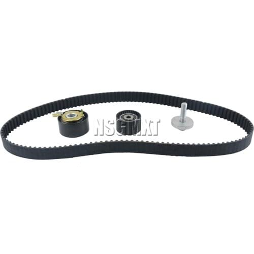 AP02 Timing Belt & 2 Pulleys & Bolt 7700108117 for Nissan Kubistar X76 Box X80 Renault Kangoo Logan Laguna B56 K56