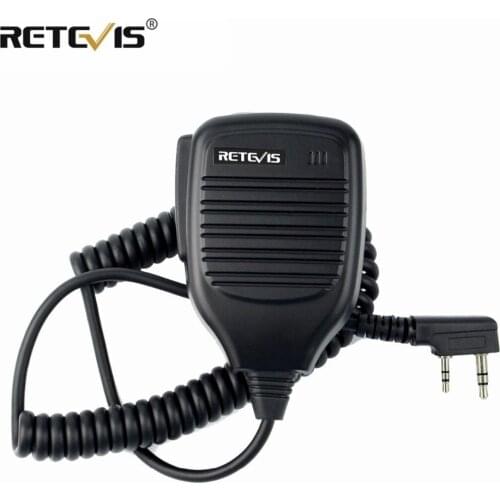 Handheld Speaker Microphone PTT MIC Accessories For Kenwood For Baofeng UV-5R 888S Walkie Talkie Retevis H777 RT5R RT5 RT22 RT21