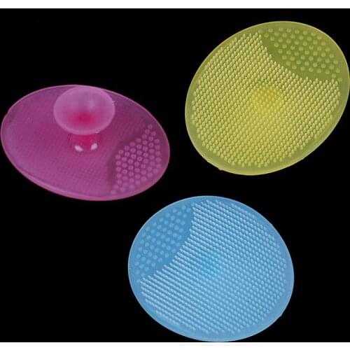 Silicone Cleanser Pads Face Wash Brush Exfoliating Cleansing Blackhead Remover Face Skin Care Tools 4 Colors Available