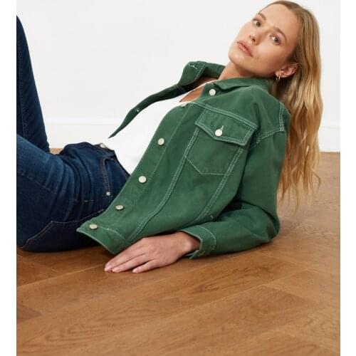 Женские джинсовые куртки Trendyol China At AliExpress