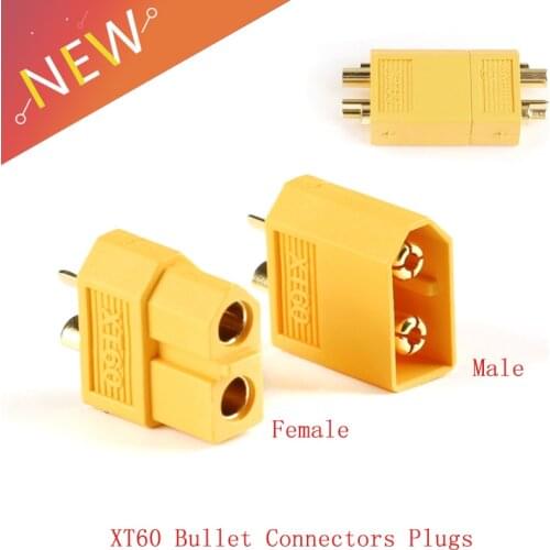 2Pcs 30A XT60 Male Female Bullet Connectors Plug 500V For RC Lipo Battery High Quality