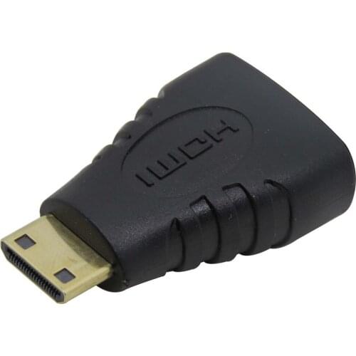 5PCS mini hdmi Male to HDMI 1.4 Female adapter connector coupler for MP3 DC DV pad