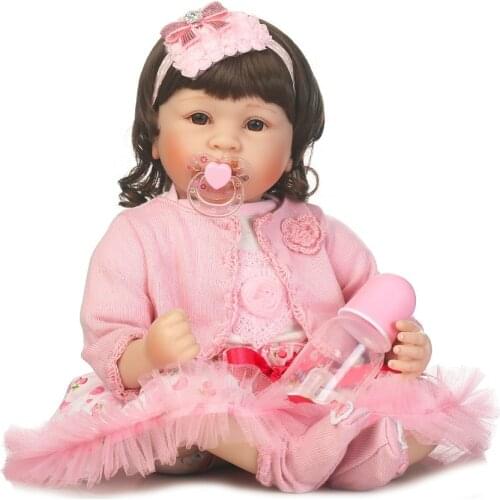 55cm Hot sale Victoria adora Lifelike newborn Baby Bonecas Bebe kid toy girl silicone reborn baby dolls for kid Gift dollmai