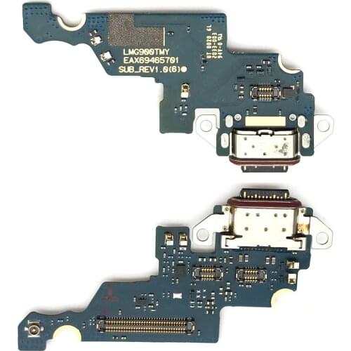 For LG G9 ThinQ G910 EU/NA Version Type-C Charge Charging Port Dock Connector Flex Cable