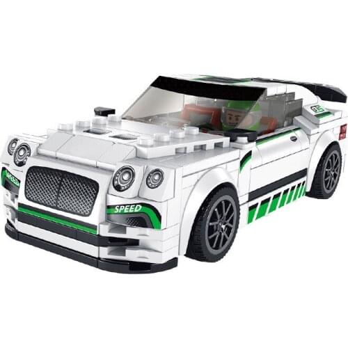City Racing Car Speed Champions GT3-R Model Building Blocks Vehicle DIY Figures Bricks Kids Toy Classic Rally Super Racers Gift