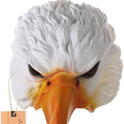 Halloween Half-mask Eagle Animal Latex Costume Mask Masquerade Cosplay Fun Party Show