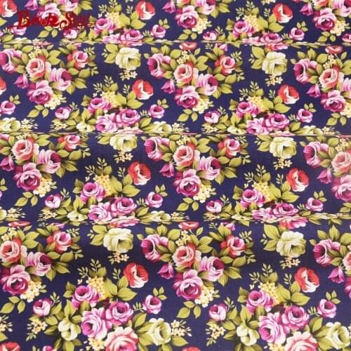 Booksew Cotton Poplin Fabric Cushion Crafts Art Work Scrapbooking Doll Shirt Fat Quarter Meter Dress Skirt Scrapbooking Quilting