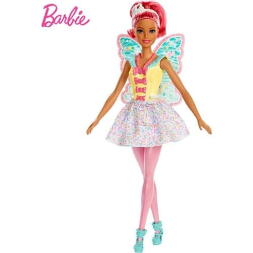 Barbie Doll 2019 New Butterfly Fairy Set Dreamtopic Dolls Dance Girl 1/12 Plastic Abs Material Girl Toys for Kids FXT03