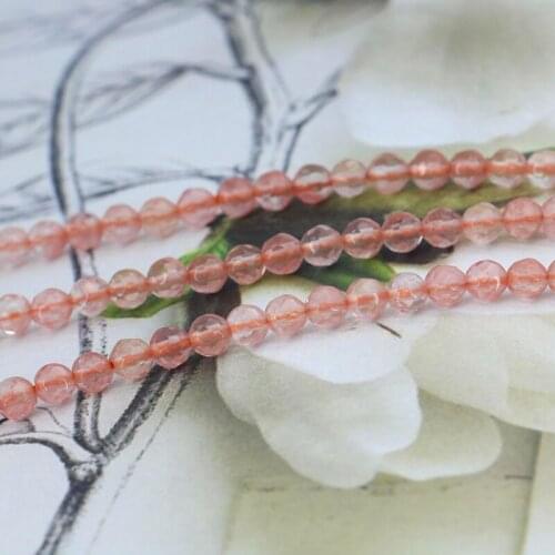 Hot 4mm Faceted pink watermelon tourmaline round loose beads 15inches exquisite DIY suitable for female jewelry making gift