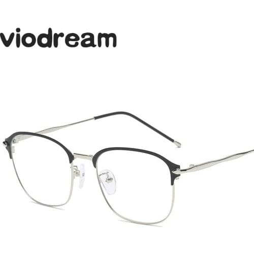 Viodream Alloy Fashion Retro Men Glasses Frame Optical Prescription Eyewear Frames Vintage Glasses Eyeglass Frame Oculos De Grau