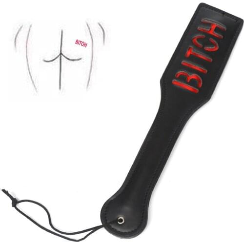 Couple Games Sex Toys Kits BDSM Slap Pat Spanking Leather Paddle Whip Flirt Clap Spank Ass Female Sex Toys for Women Men Adult