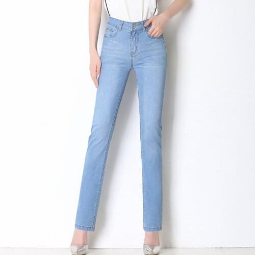 New Skinny Stretch Jeans Women High Waist Slim Fit Pants Female Plus Size Lady Luxury Trousers Fashion Casual Jeans