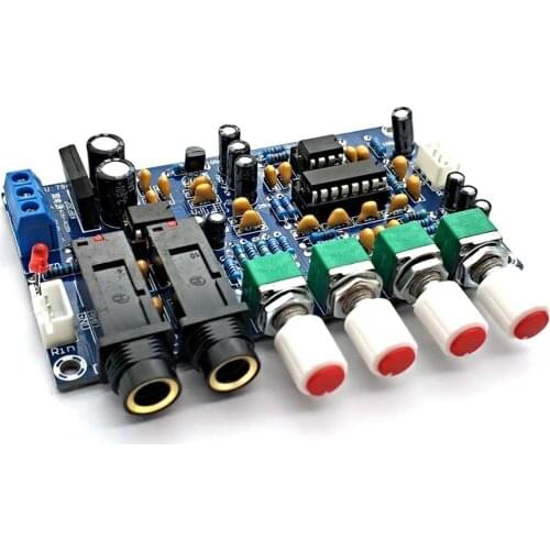 PT2399 Digital Microphone Amplifier Board Karaoke Reverberation Board Karaoke OK Amplifier Module Dual AC12V