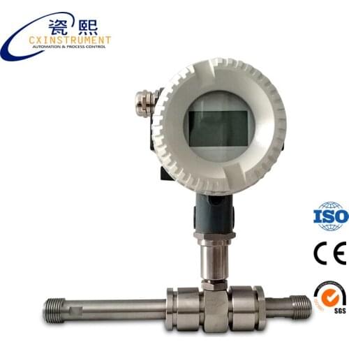 Water Flow meter DN4 Diameter and Local LCD Display thread connection Turbine flow meter