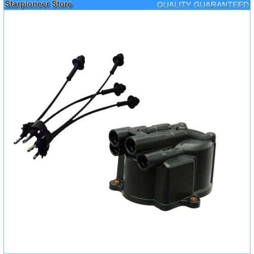 Forklift distributor cap 19101-76007-71 for 4Y engine and Ignition wire cables 8091976102-71 for 4Y engine