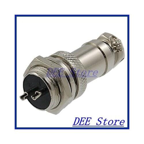 XLR Plug PCB 2 Pin Aviation Electrical Connector