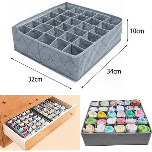 Socks, dormitories, closets, separate underwear storage boxes, 30-square Bra storage bags, foldable drawer storage bags