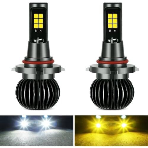 HOLYWOOT 2PCS/Lot LED Fog Headlight Bulbs 880/881 H1 H3 H7 H11 9005 9006 5202 Auto Lamps 3000K 6000K White Yellow Foglamps
