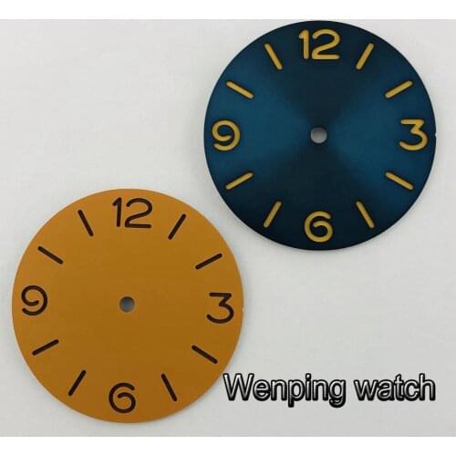 38.9mm sandwich luminous watch dial fit ETA 6497,6498 movement
