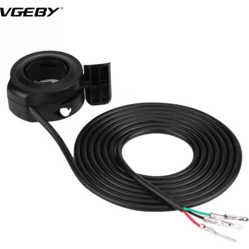 Universal Thumb Throttle Speed Control Grips Assembly for E-Bike Electric Bike Scooters 22mm 78inch