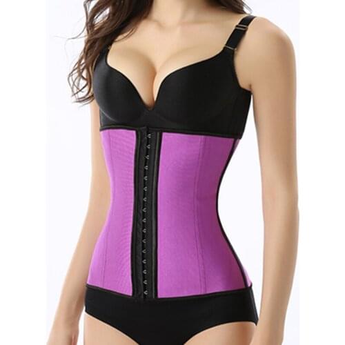 Waist Trainers Corset Belts For Women Body Slimming Shapewear 4 Steel Boned Latex Waist Cincher 6XL Plus Size New Shaper 2020
