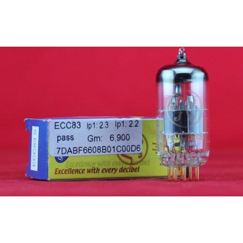 New 1pcs Slovakia JJ ECC83 (12AX7) Gold Pin Electronics Vacuum Tube Tested Repalce Psvane Mullard EH Tung-sol 7025/6N4