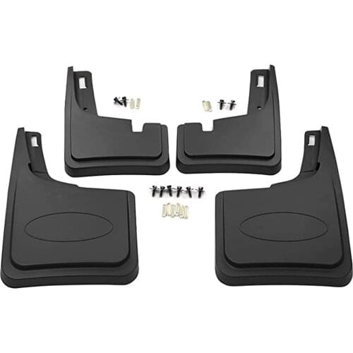 NEW-Mud Flaps for 2021 Ford F150 F-150 Splash Guards Mud Fender Mudflaps Mudguards Fit for Front and Rear Wheel & Tire, 4PCS